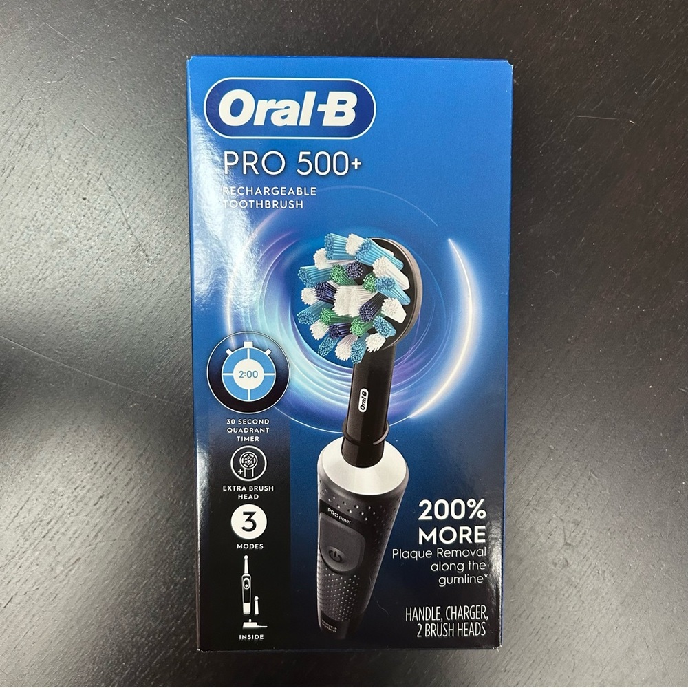 Oral B pro 500 electric toothbrush